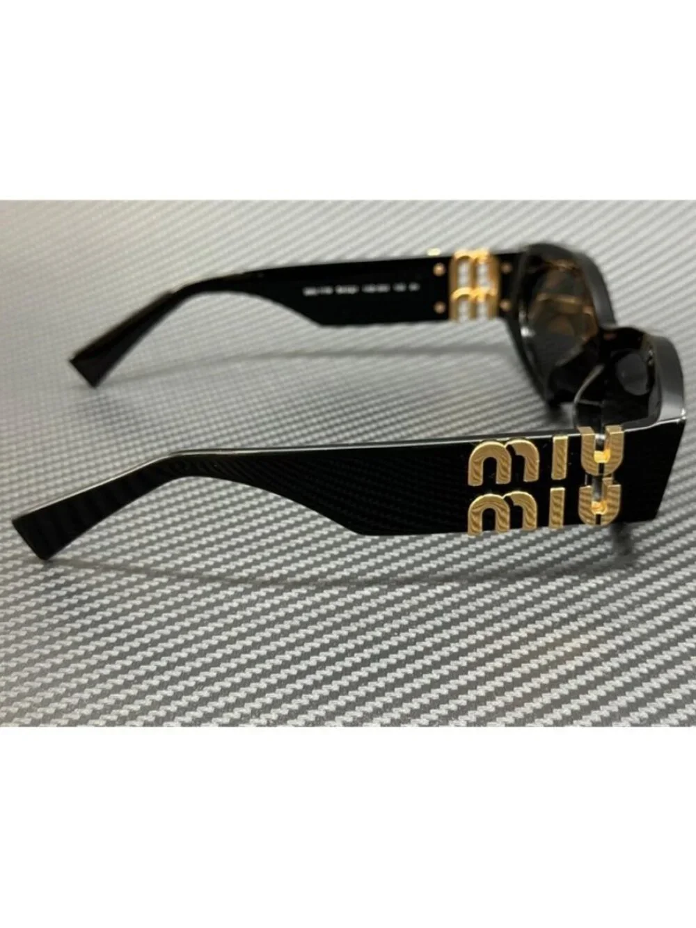 New Miu Miu Women Black Sunglasses 54-21-135